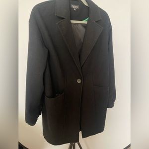 TOPSHOP BLACK COAT